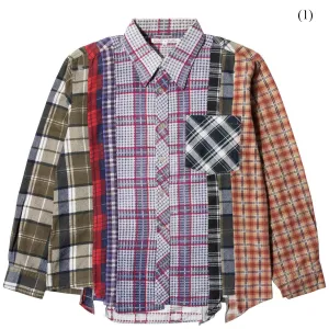 7 CUTS FLANNEL SHIRT FW21 (X-SMALL / MULTIPLE STYLES)