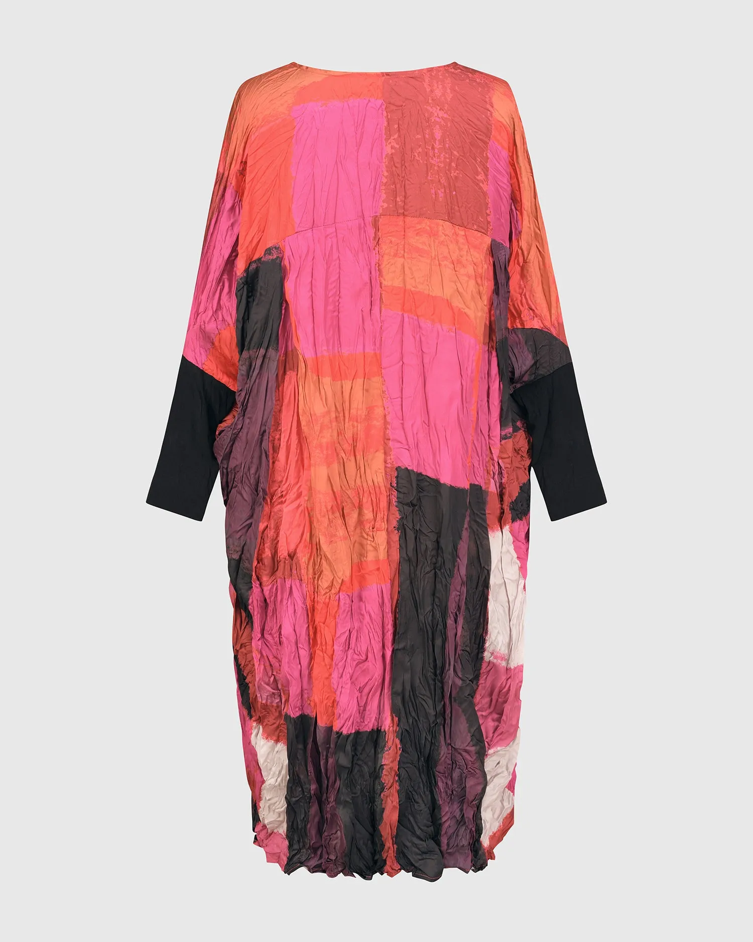 AD106M SATIN CRUSH MAGENTA DRESS