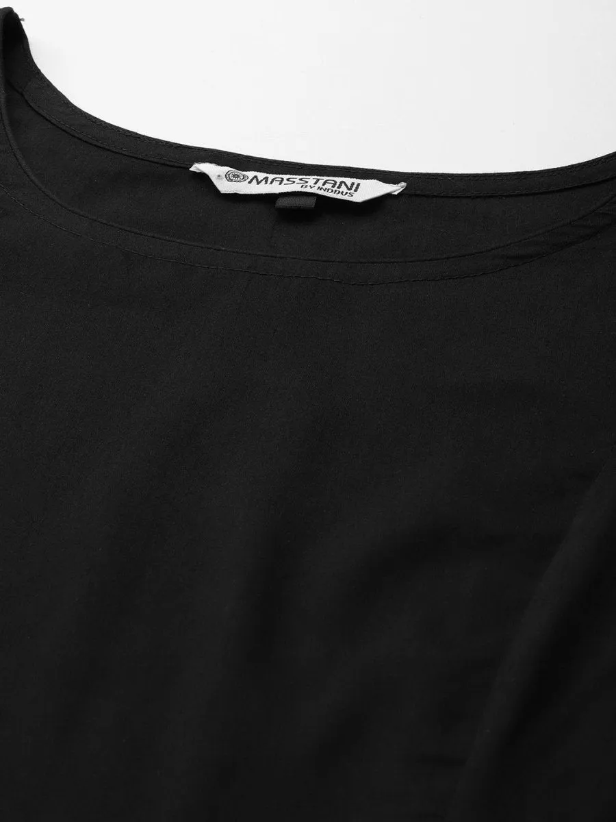 Black Sheath Midi Dress
