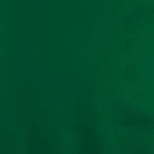 Bulk Hunter Green Beverage Napkins 3 ply (500 per Case)