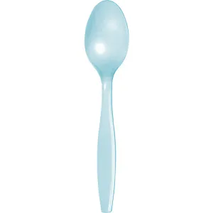 Bulk Pastel Blue Bulk Plastic Spoons (600 per Case)