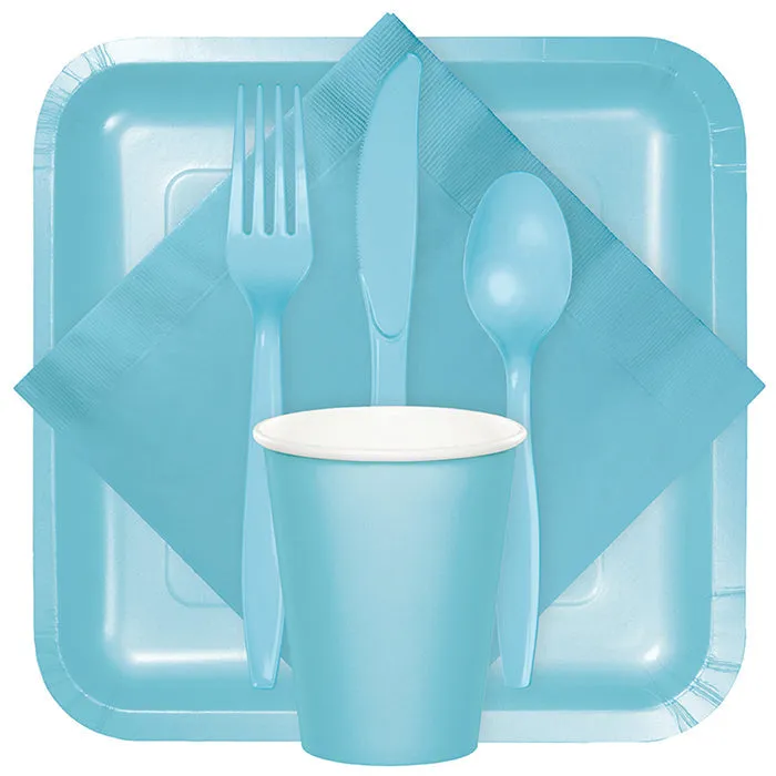 Bulk Pastel Blue Bulk Plastic Spoons (600 per Case)
