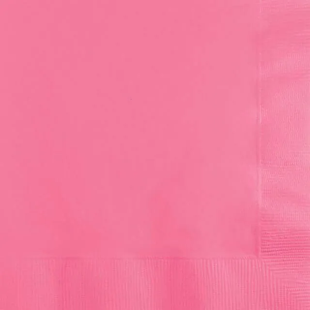 Candy Pink Beverage Napkins (16ct)