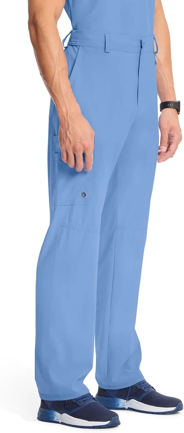 Cherokee Men's Scrub Pants Modern Fit 6 Pockets Tapered Leg with Drawstring CK200A