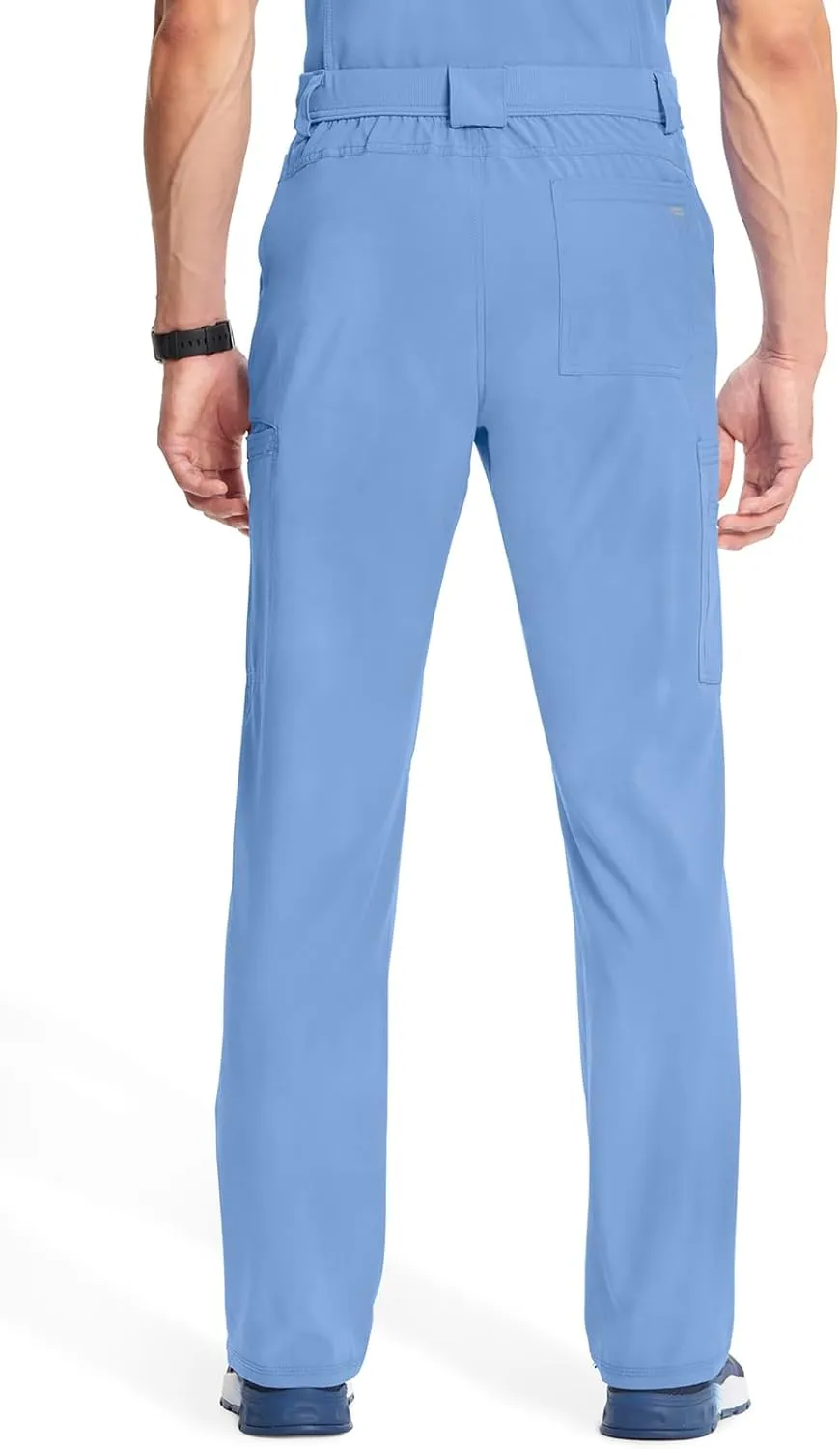 Cherokee Men's Scrub Pants Modern Fit 6 Pockets Tapered Leg with Drawstring CK200A