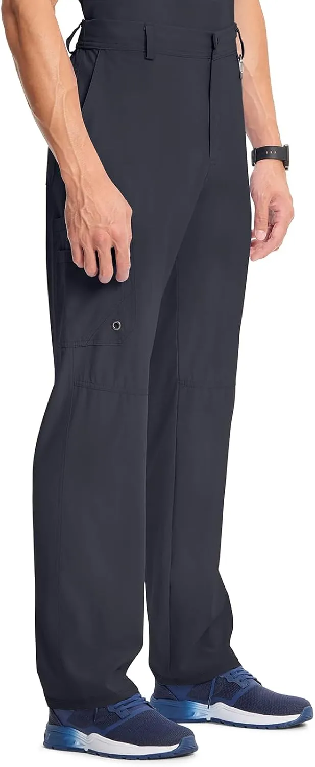 Cherokee Men's Scrub Pants Modern Fit 6 Pockets Tapered Leg with Drawstring CK200A