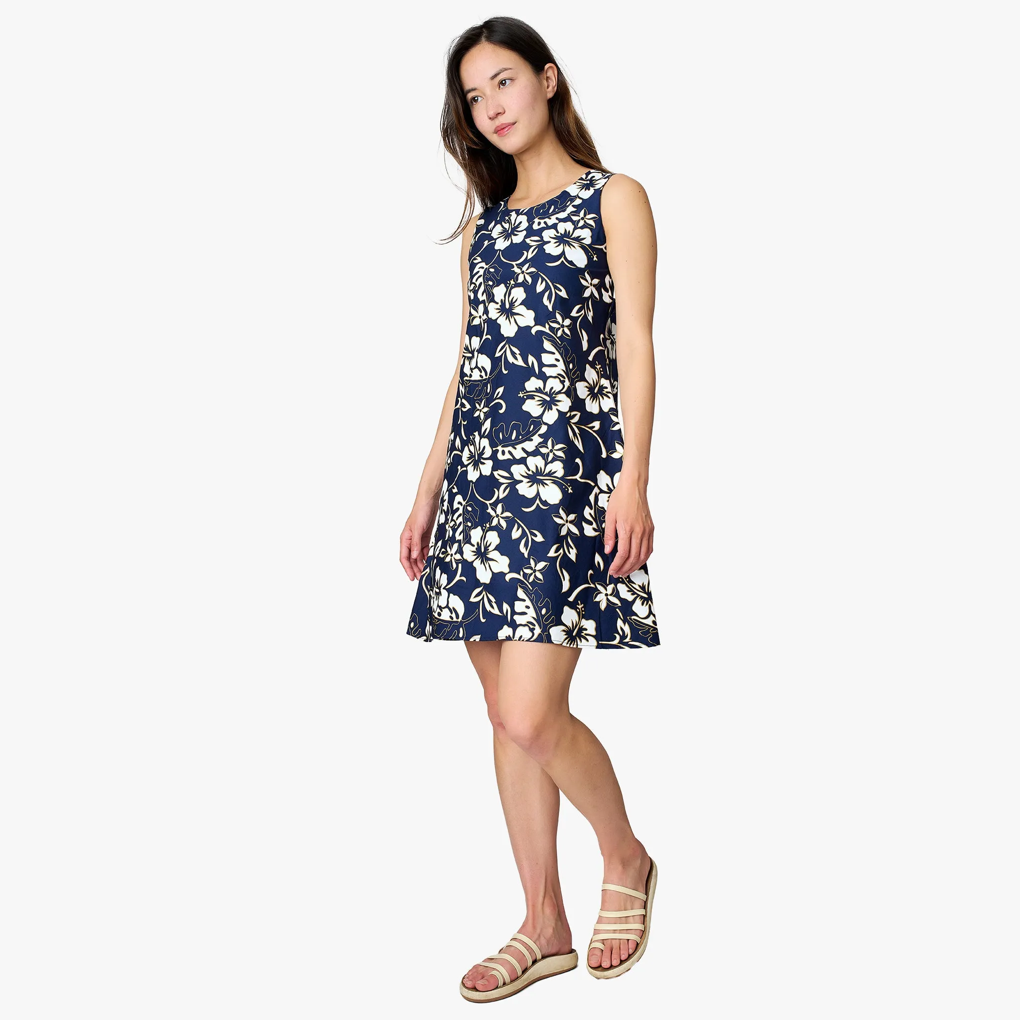 Classic Hibiscus Short Dress