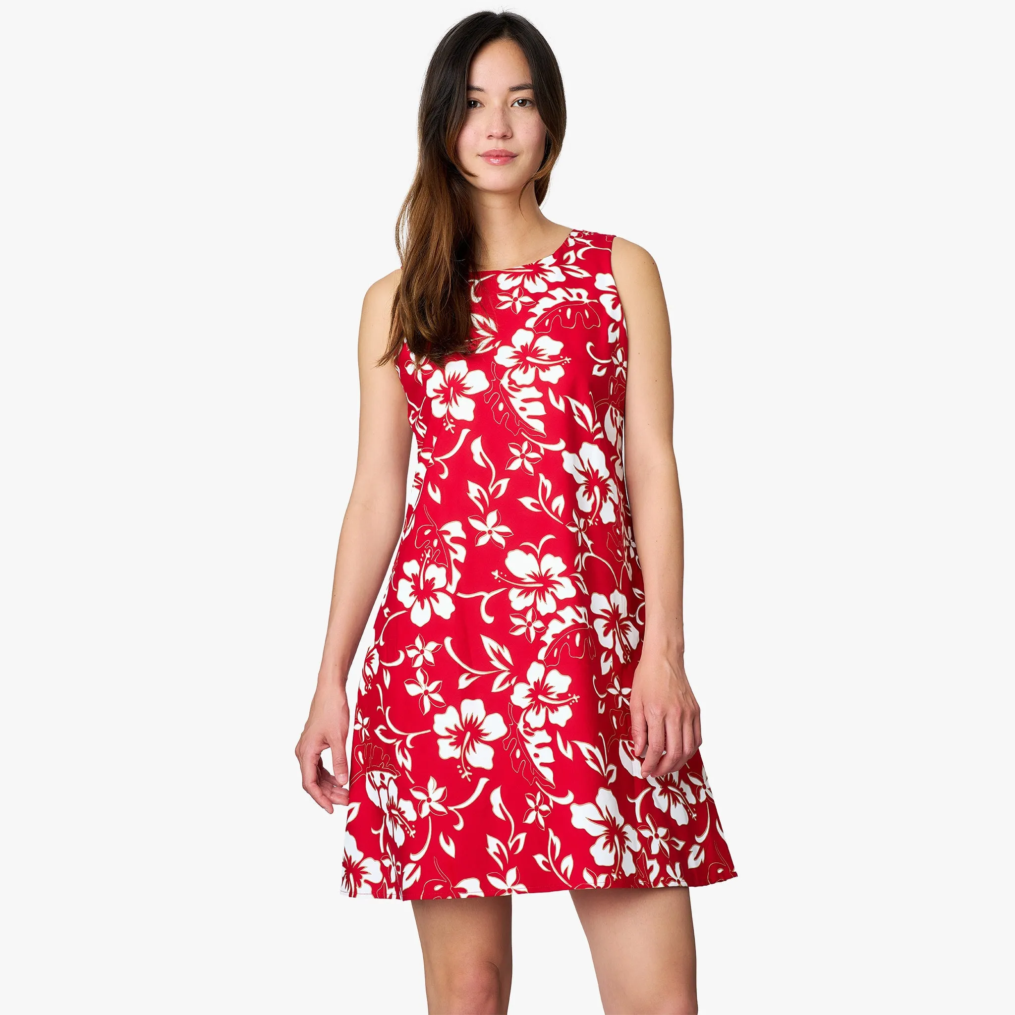 Classic Hibiscus Short Dress