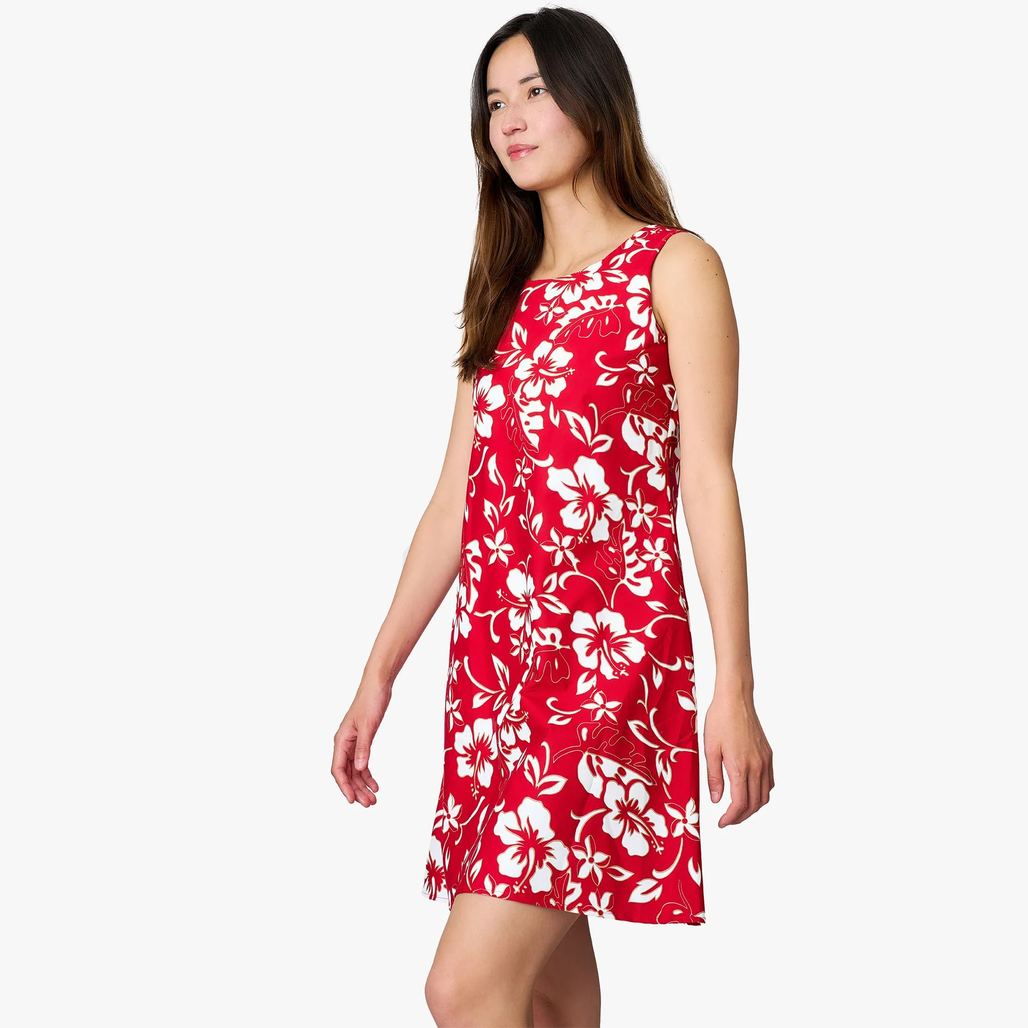 Classic Hibiscus Short Dress