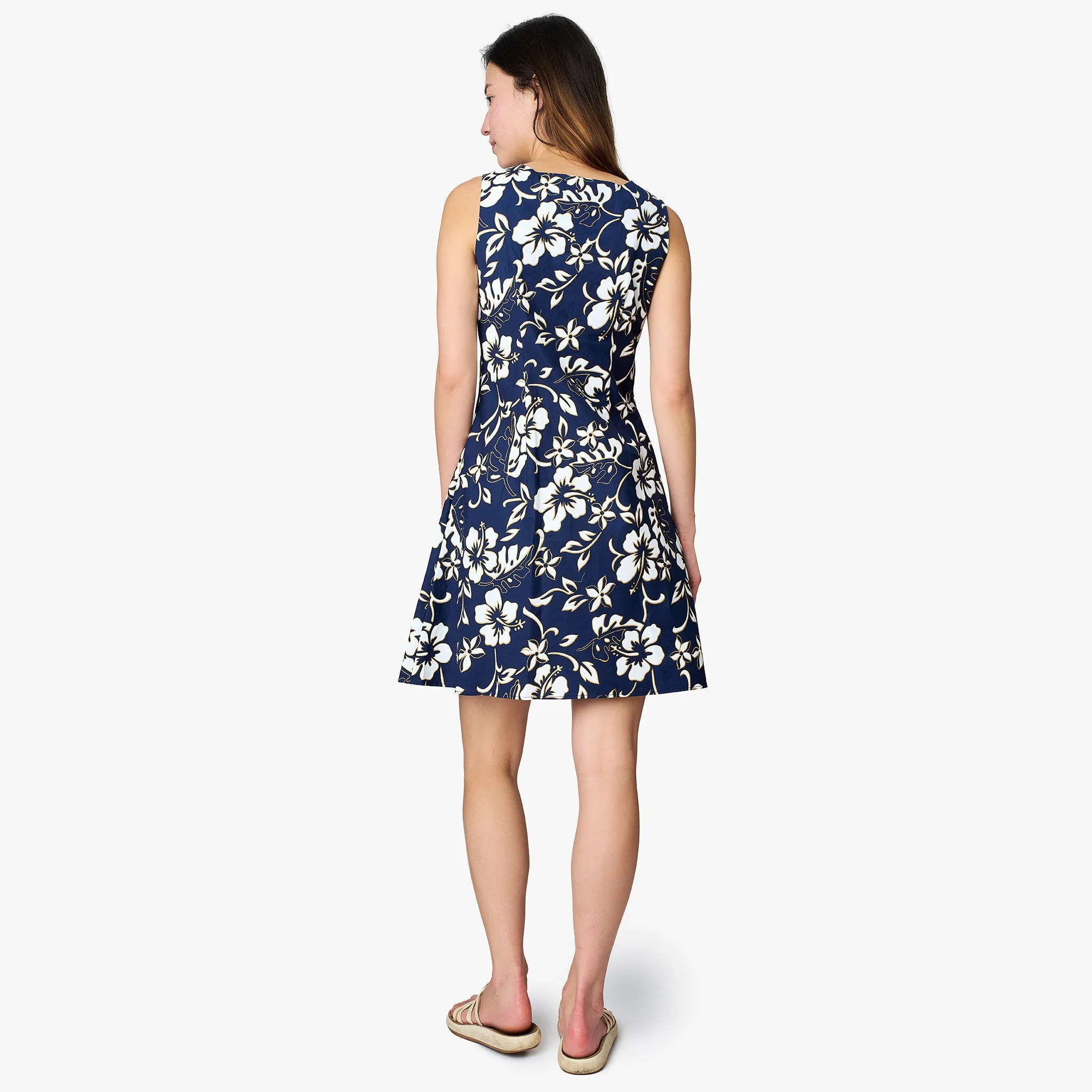 Classic Hibiscus Short Dress
