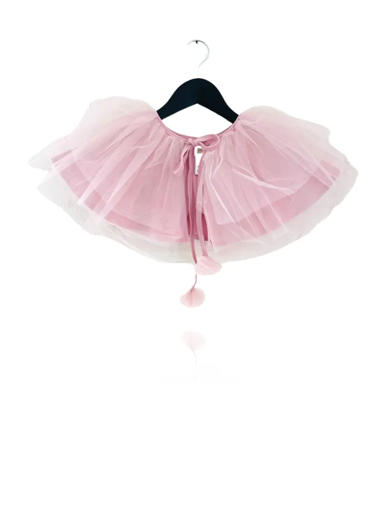 DOLLY TULLE CAPE  violet