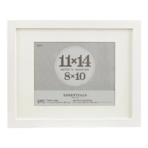 Essentials White Picture Frame: 11 x 14 Inches