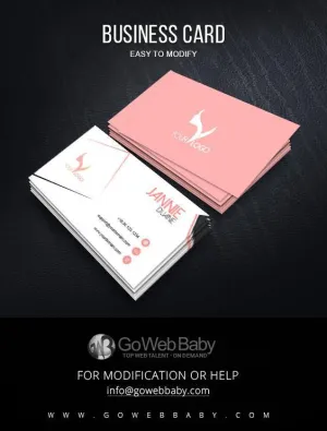 Fashion Jewelry Business Card For Website Marketing