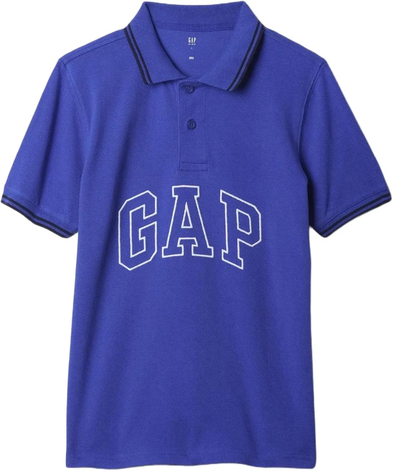 GAP Boys' Short Sleeve Logo Polo Shirt