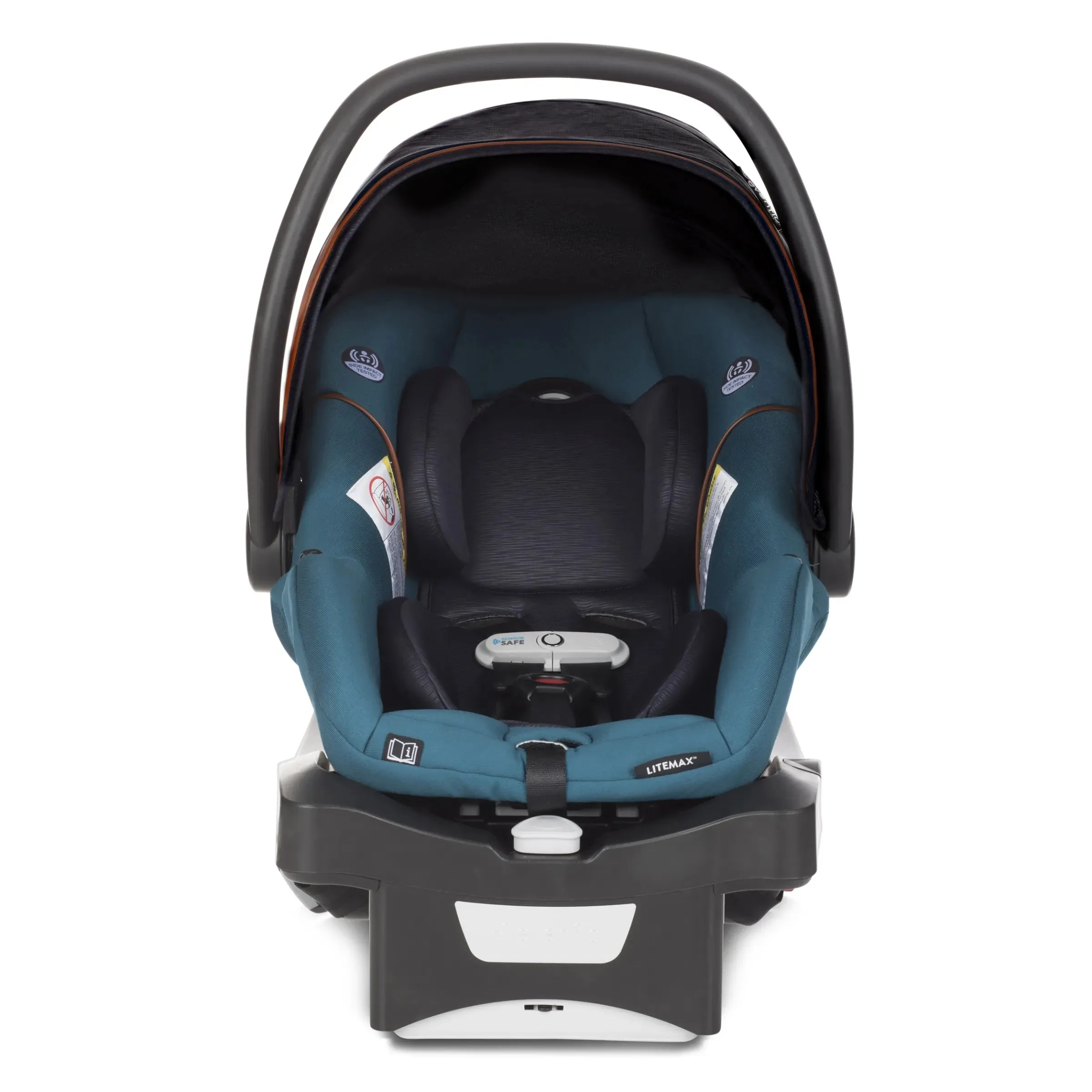 Gold Shyft Smart Modular Travel System w/ LiteMax Smart Infant Car Seat - Sapphire Blue