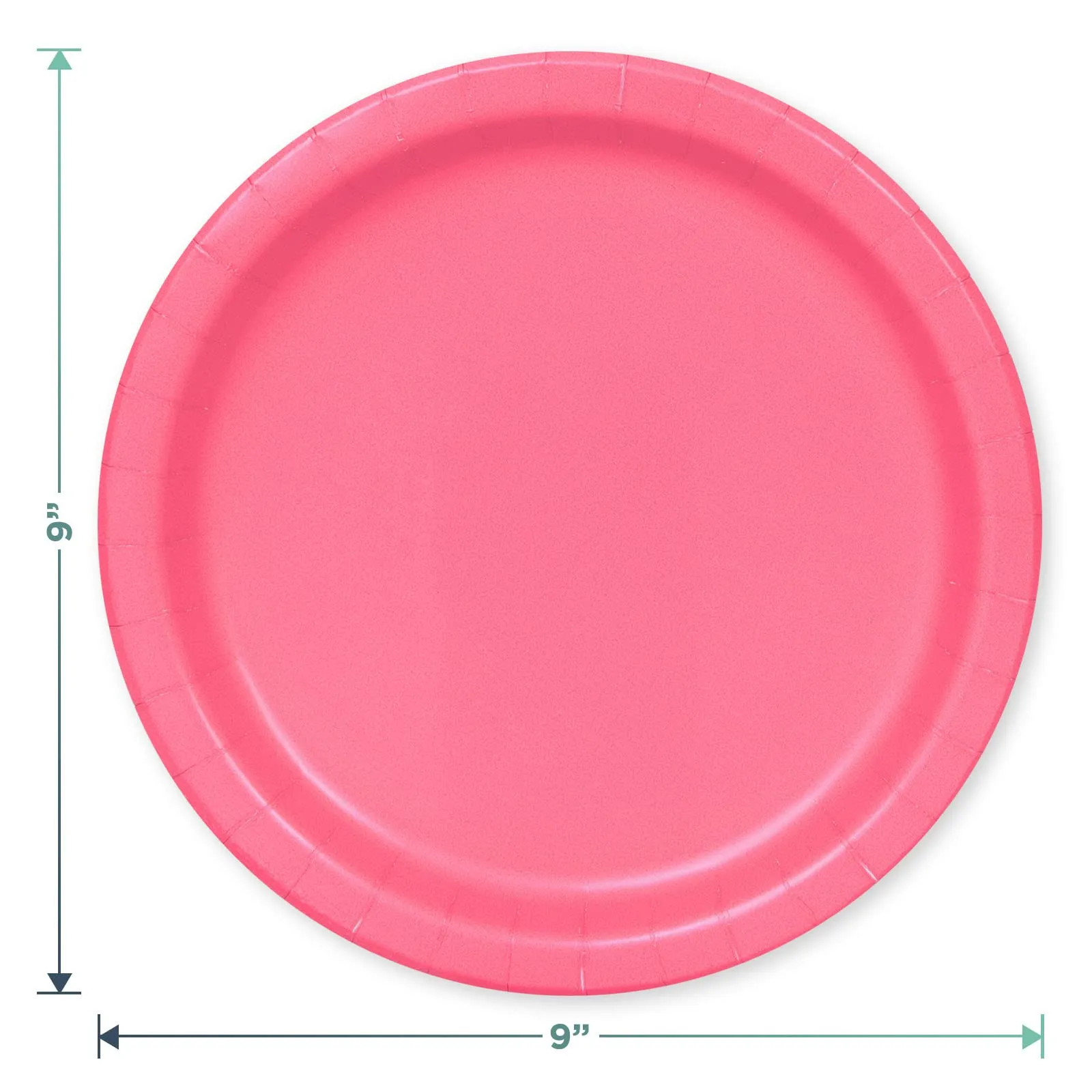 Happy Birthday Butterfly Fairy Party Paper Dinner Plates, Napkins, Table Cover, and Hanging Cutouts in Pink, Purple, and Mint (Serves 16)