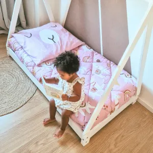 HappyDuvet Kids - Lizzy Lama - 100% Cotton All season Coverless duvet