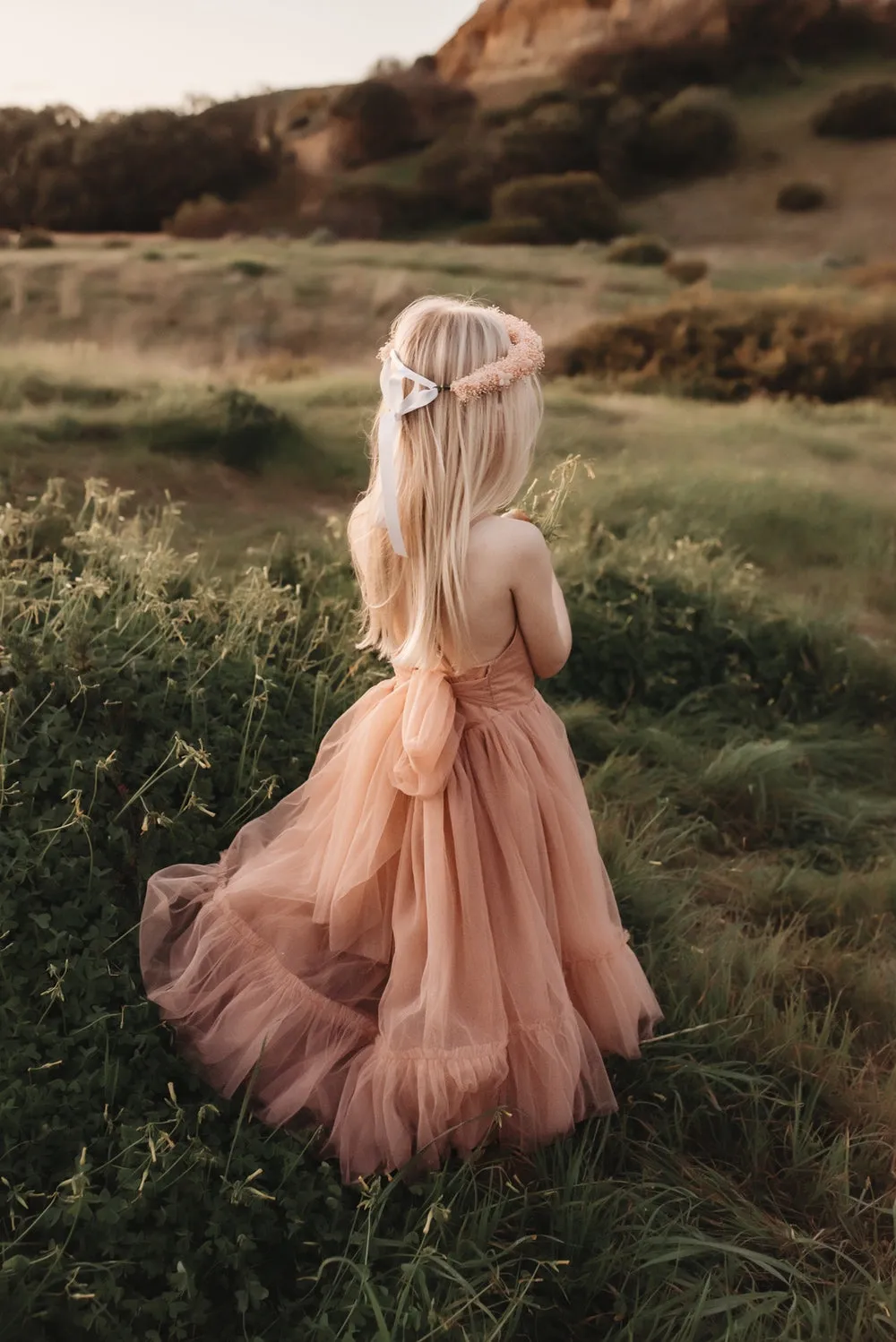 Junie Dusty Rose Girls Dress
