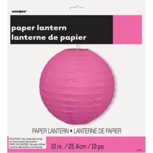 Lantern Round 10" Hot Pink