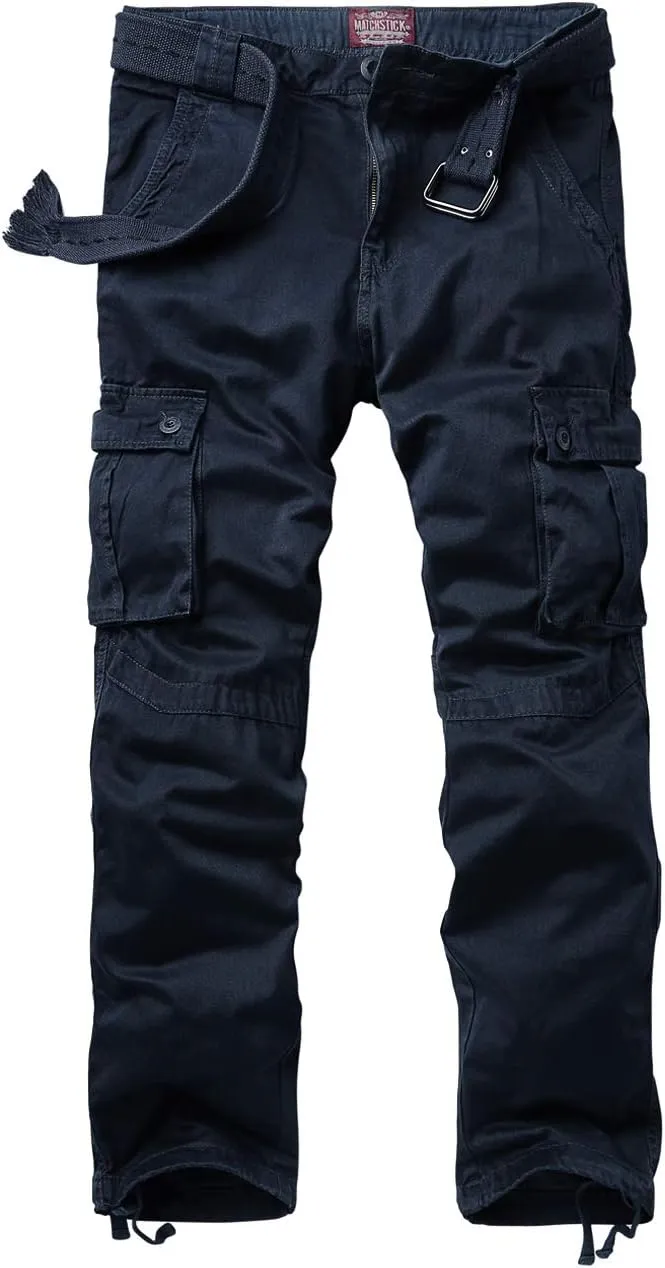 Match Men's Casual Wild Cargo Pants Outdoors Work Wear #6531
