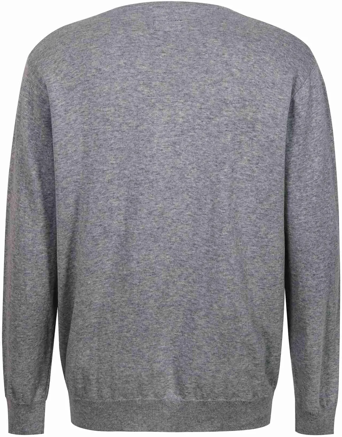 Mens Plus Size Sweater: Cotton V Neck Big Tall Oversized Long Sleeve Pullover