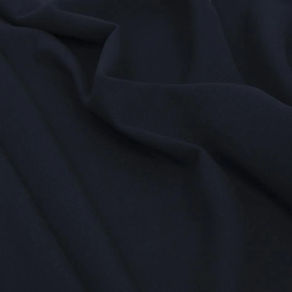 Navy Blue Stretch Double Weave 1613