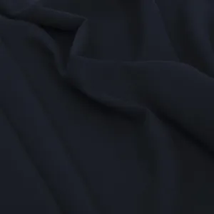 Navy Blue Stretch Double Weave 1613