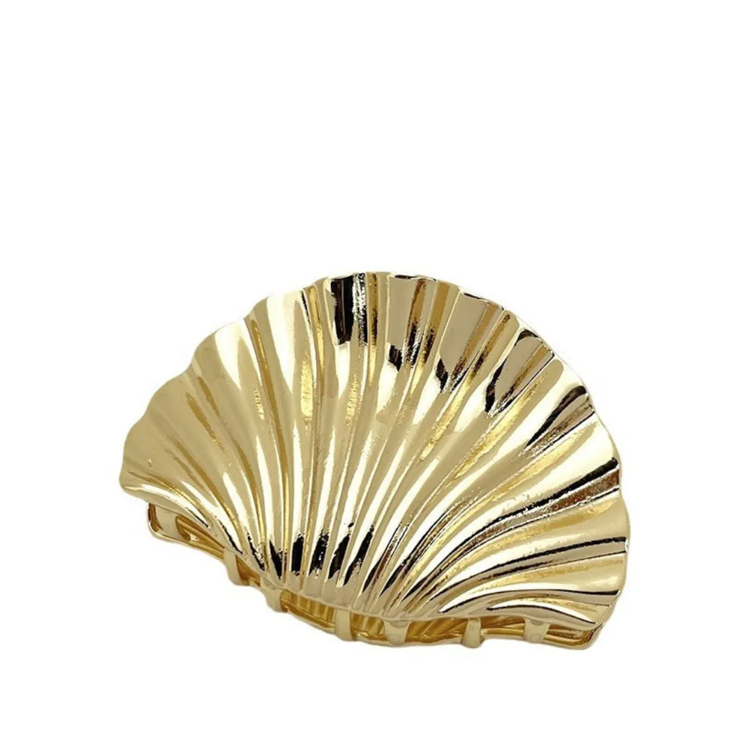 Pre Order:  Shell Pleated Hair Clip