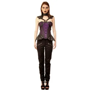 Rabhartach Gothic Authentic Steel Boned Overbust Corset Dress