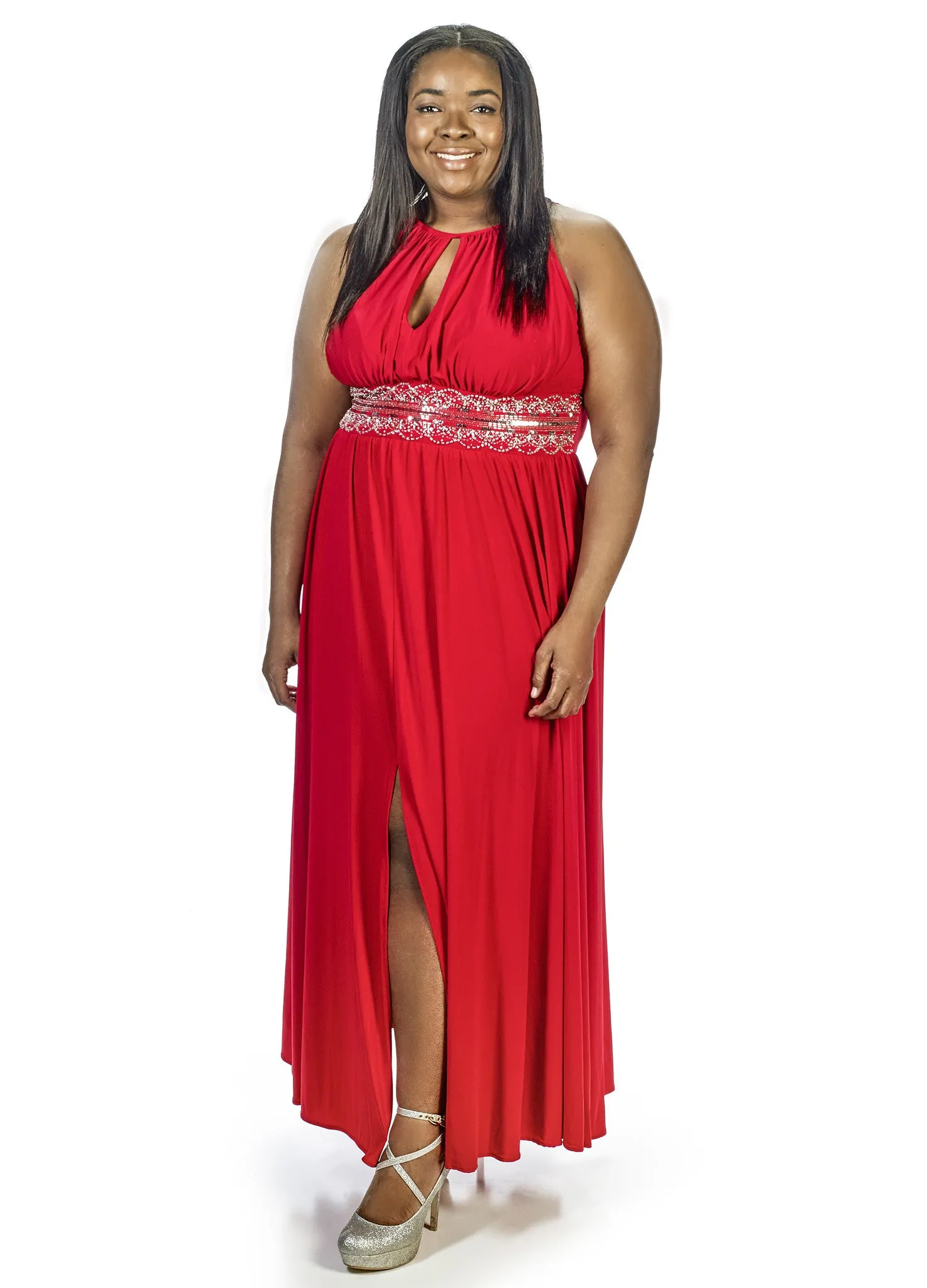 R&M Richards Women's Plus Size Evening Gown