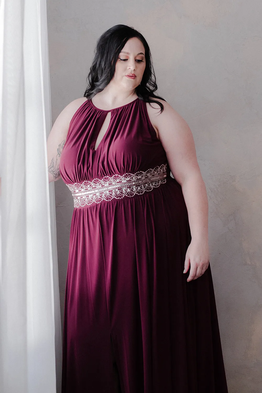 R&M Richards Women's Plus Size Evening Gown
