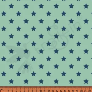 Remnant 35-inch - Cotton Jersey - Stars - Mint
