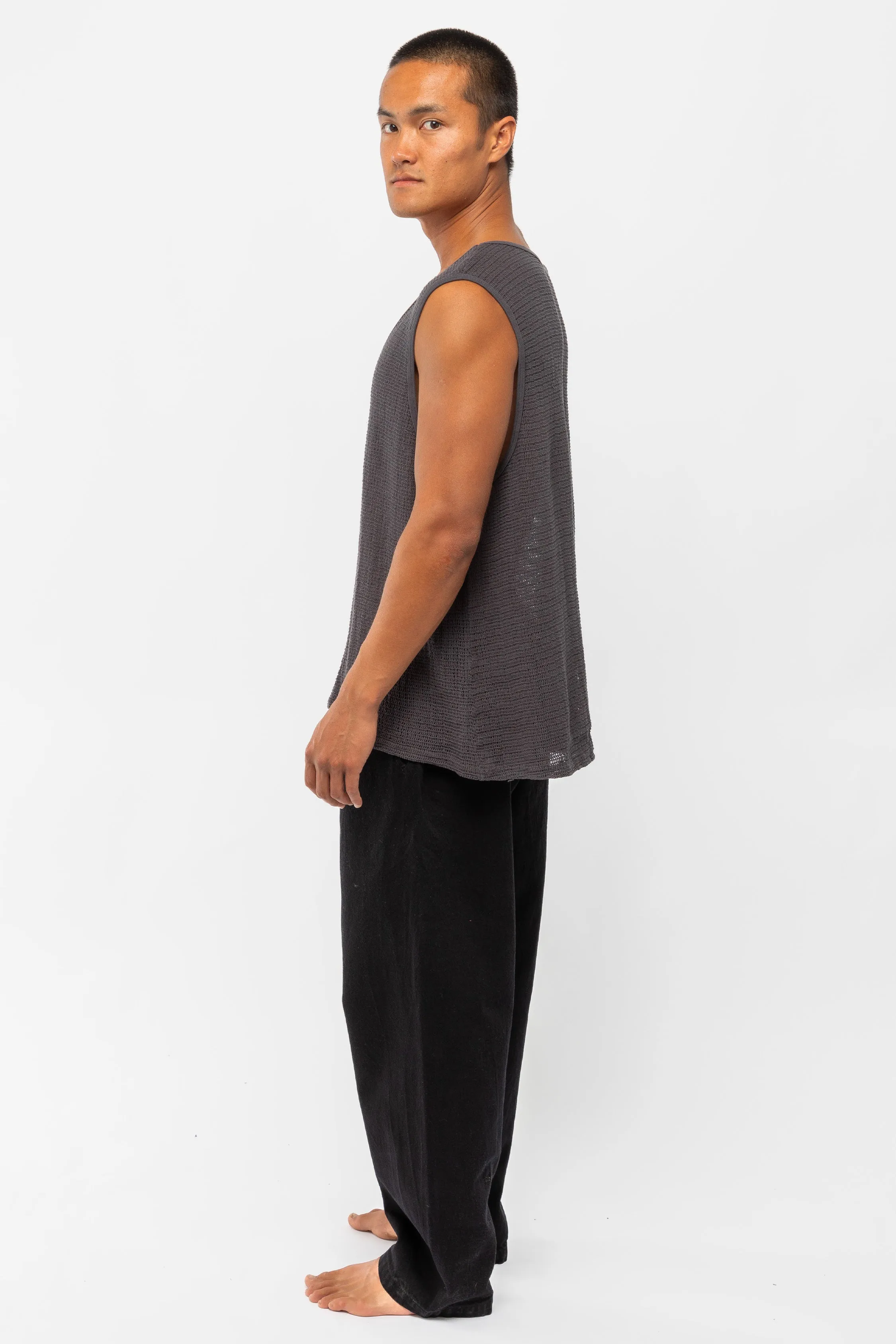 RIN15GD - Unisex Cotton Fishnet Tank Top