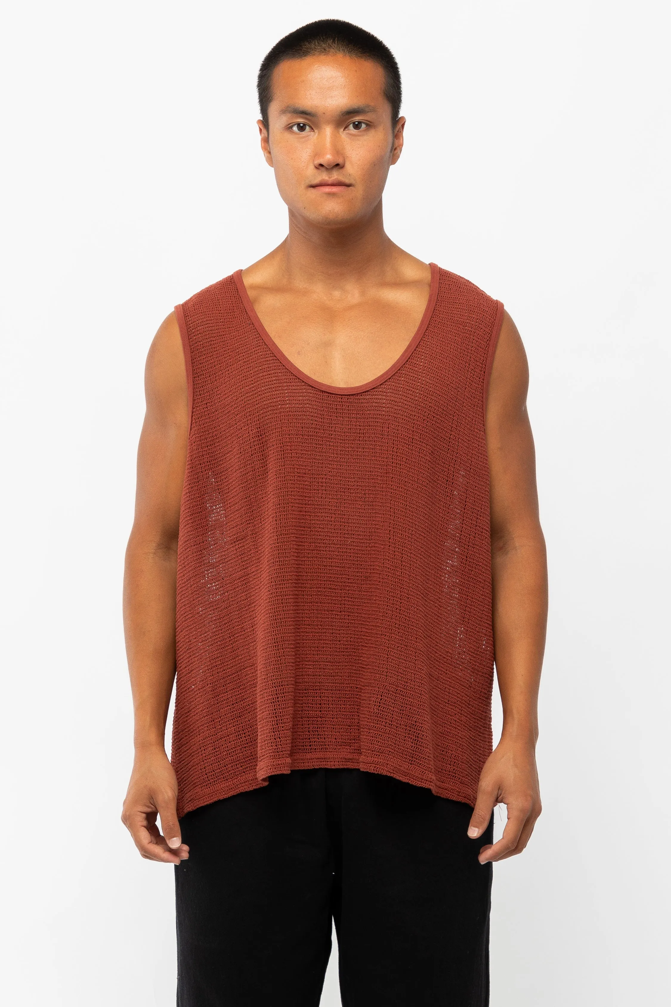 RIN15GD - Unisex Cotton Fishnet Tank Top