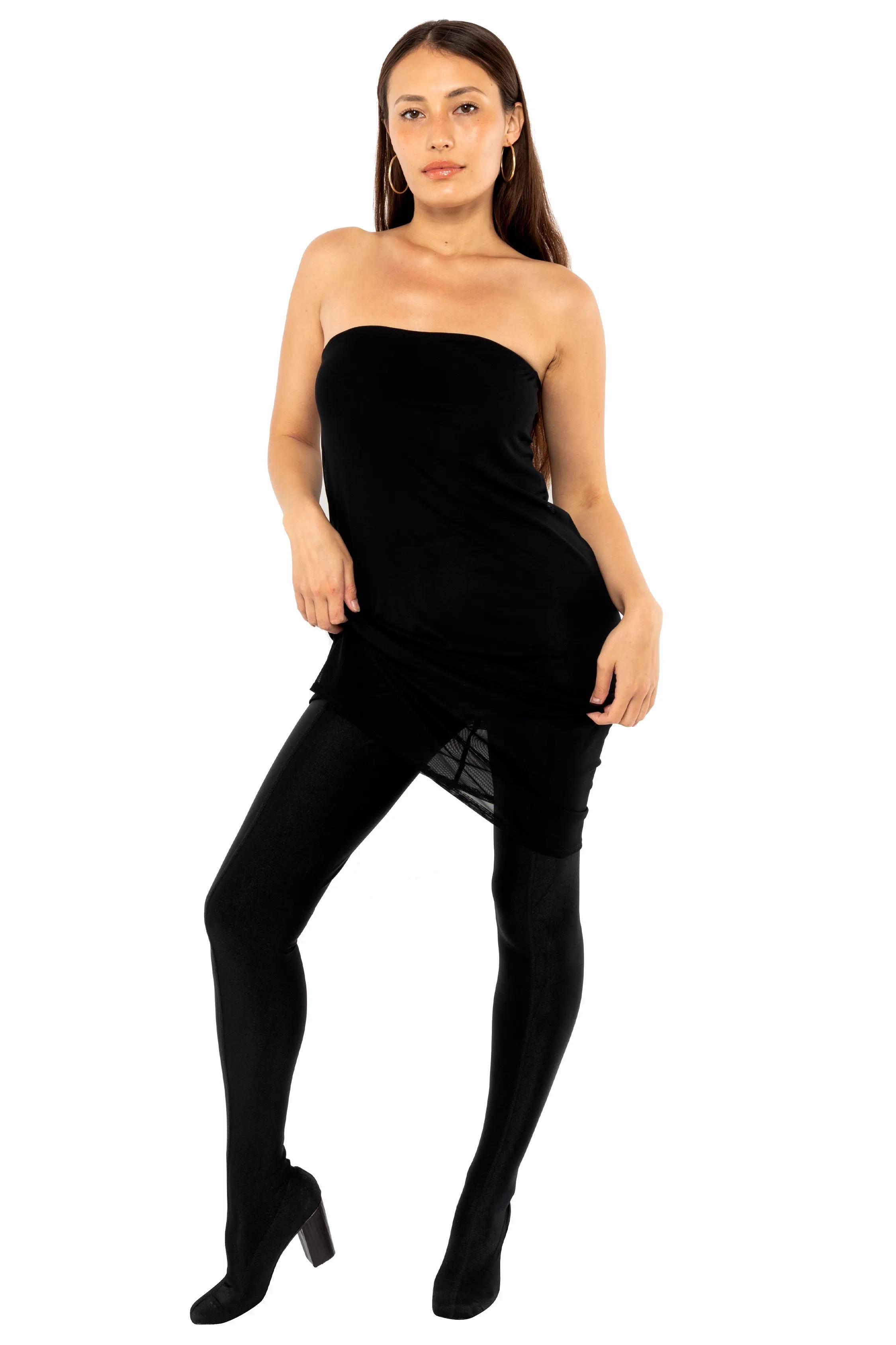 RNS800 - Micromesh Midi Tube Dress