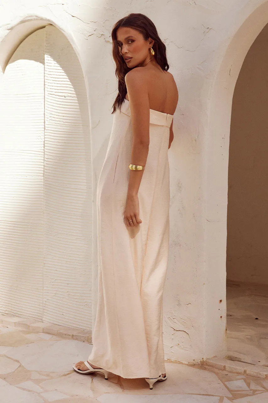 SAPHIRA MAXI DRESS - STONE