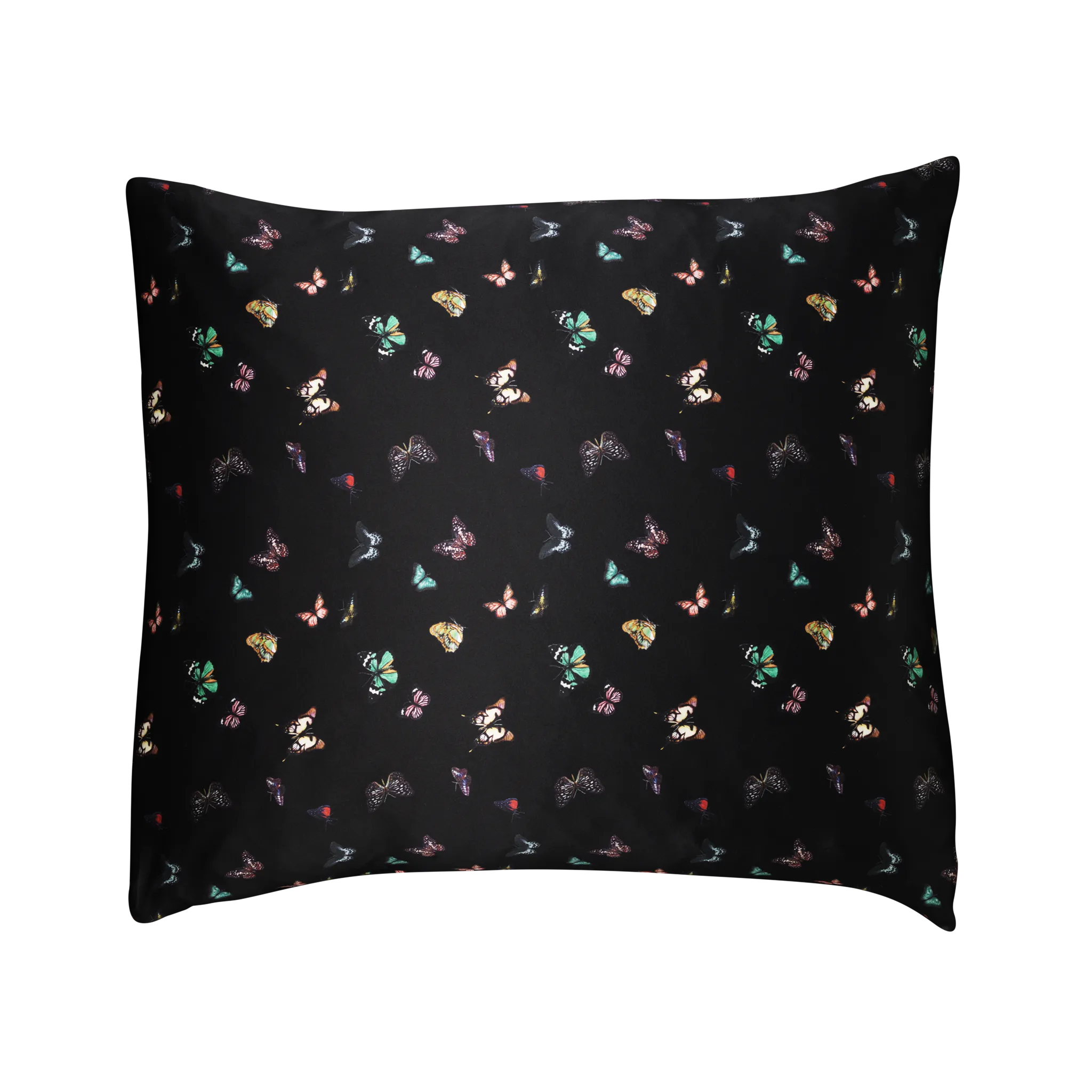 Silk Pillowcase 60x63 cm | Columba Black