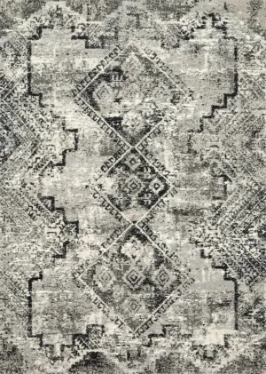 Viera Vr-10 Grey/Black Rug