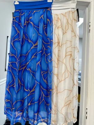 Washable Silk Pants From Italy